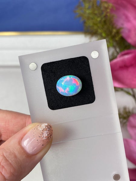 $1RES ~ $2280 Buy Now * Premium 3.91ct Natural Opal - Intense Broadflash Pattern64637891628291112