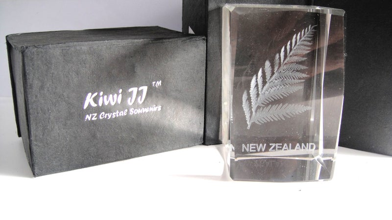 Bulk Wholesale 3D Laser-Cut Silver Fern Block x6 – New Zealand Souvenir Carousel 1