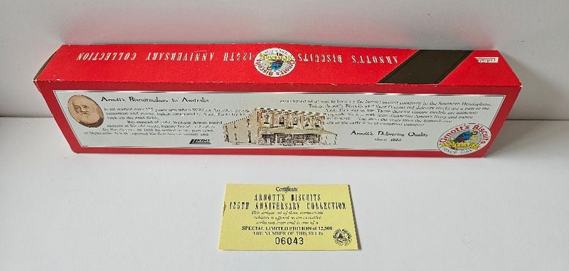 COA 04043/12,500. Lledo Ltd Edition. 125th Anniversary of Arnott's Biscuits. Carousel 4