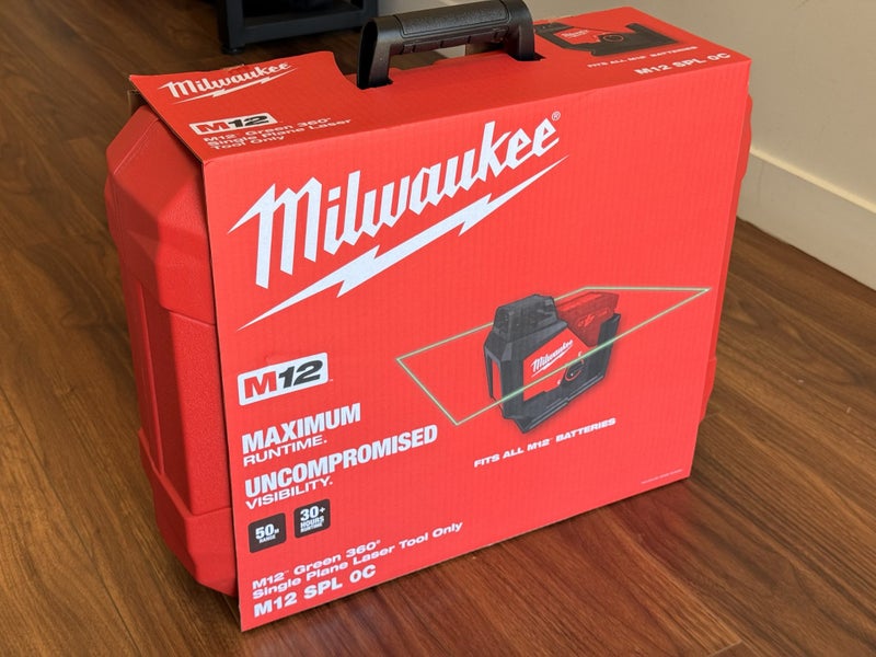 Milwaukee M12 Green 360° Single Plane Laser M12SPL0C Skin Carousel 1