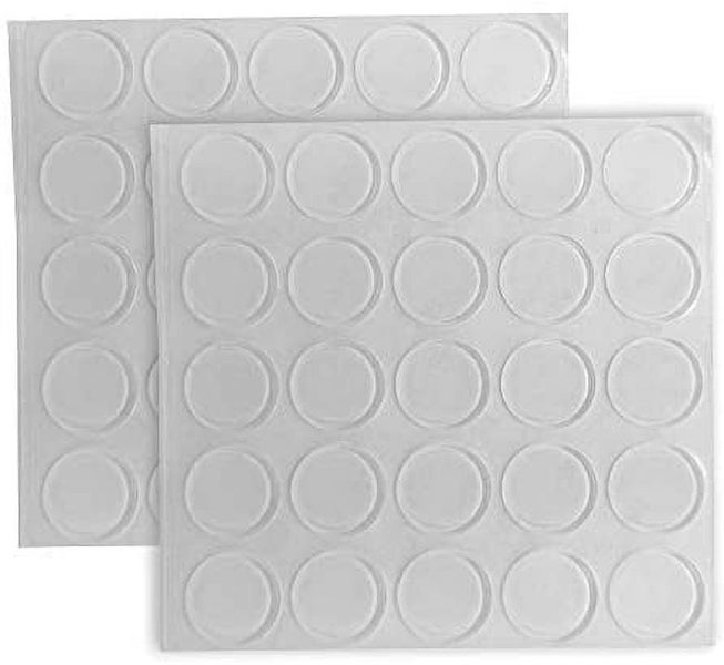 Glass Table Top Bumpers Clear Rubber Bumpers 20 x 2 MM Adhesive Transparent Carousel 1
