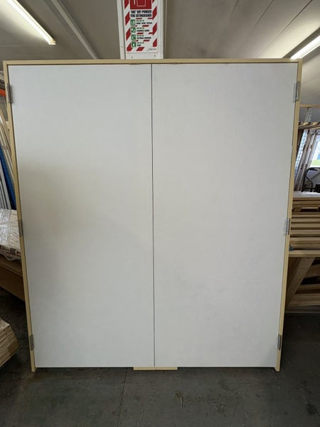 DURAMAX FIBREGLASS FLUSH EXTERIOR DOUBLE DOOR SET Carousel 1