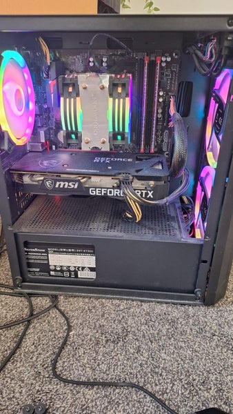 Gaming PC – Ryzen 7, MSI RTX 3060 Ti + 24" HP Monitor Carousel 4