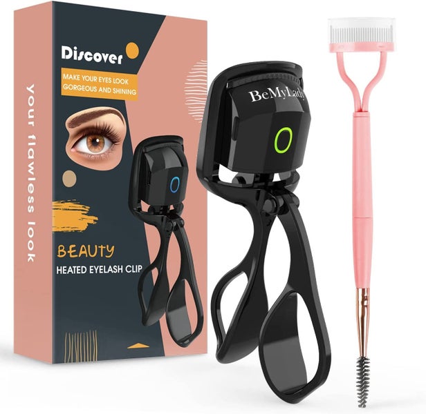 Heated Eyelash Curler ¨C Rechargeable Electric Eyelash Curler ¨C Long-Lasting Carousel 1