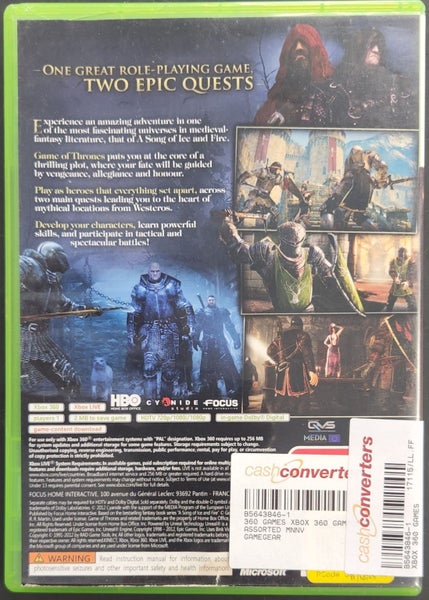 Game of Thrones Xbox 360 Game Carousel 4