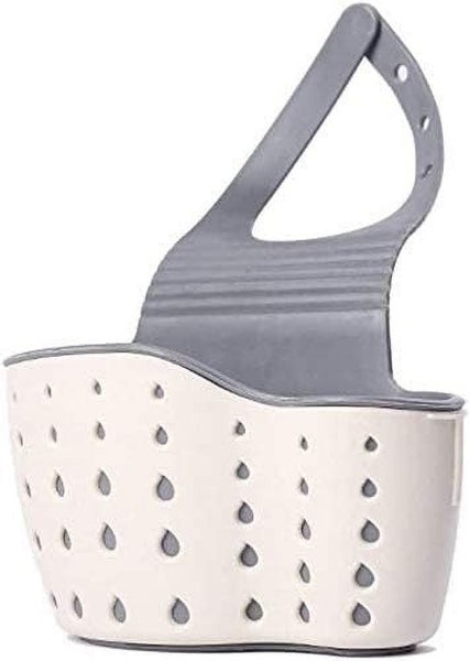 Kitchen Sink Shelf Soap Sponge Drain Rack Holder Double Decker Hanging Bask Carousel 1