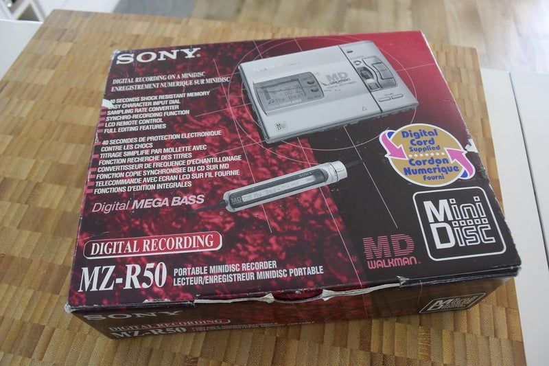 Sony MZ-R50 Minidisc Recorder *V Good*BOXED* Carousel 2
