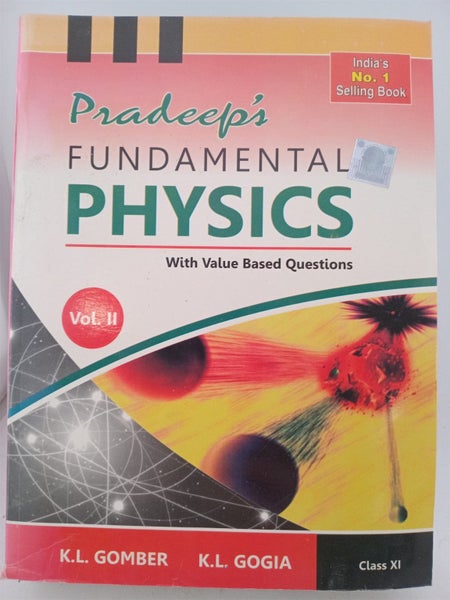 Pradeep's Fundamental Physics: with value based questions, class XI, vol. II ...64717154279939110