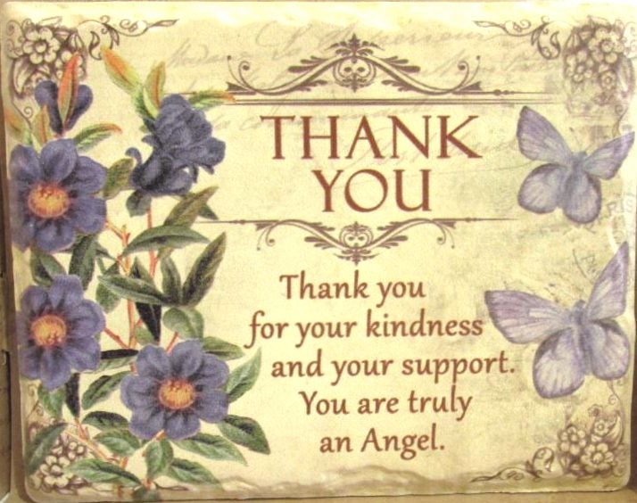 Jardin Plaque: Thank you Carousel 1