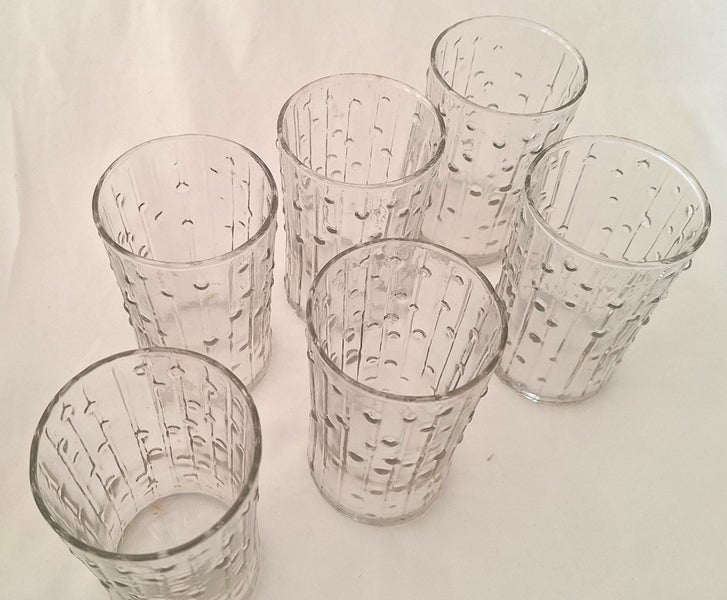 <<< VINTAGE " KAARU GLASS - NZ" (6) GLASSES >>> Carousel 2