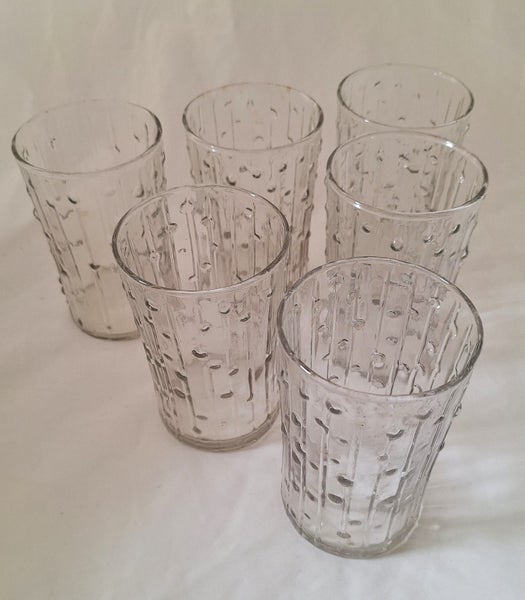 <<< VINTAGE " KAARU GLASS - NZ" (6) GLASSES >>> Carousel 1