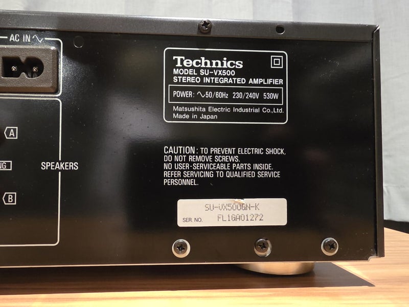 Technics SU-VX500 Stereo Integrated Amplifier Carousel 9