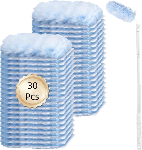 30 Count Heavy Duty Duster Refills with Extendable Handle Starter Kit,360?a Carousel 1