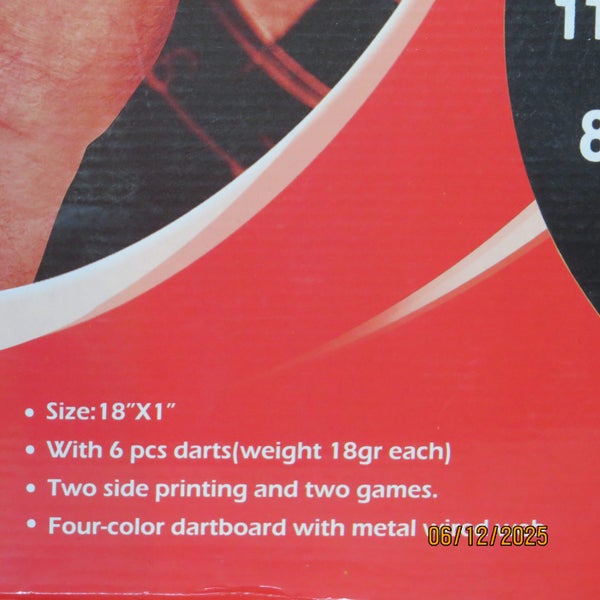 DARTBOARD DOUBLE-SIDED, 2 GAMES FOR THE PRICE OF ONE!! Carousel 5
