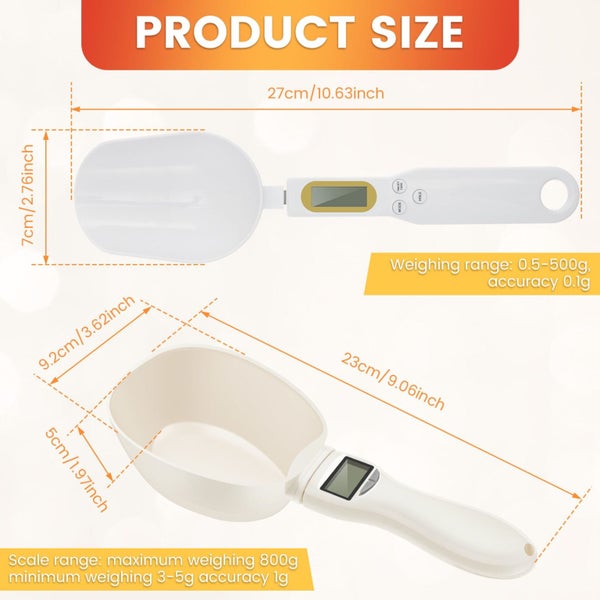 Food Measuring Scoop Scale Accurate Digital Measuring Spoon with LCD Screen Carousel 2