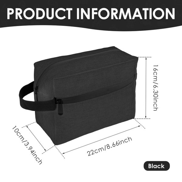 Enduring Toiletry Bag with Pocket and Compartment Portable Travel Wash Bag Carousel 2