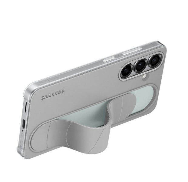 Samsung Galaxy S25 Standing Grip Case Grey Carousel 1