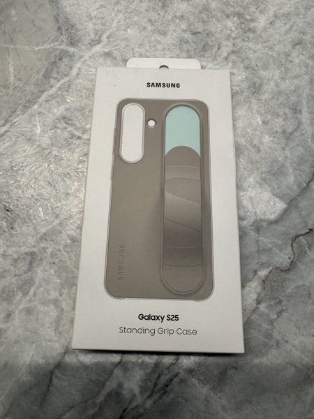 Samsung Galaxy S25 Standing Grip Case Grey Carousel 2