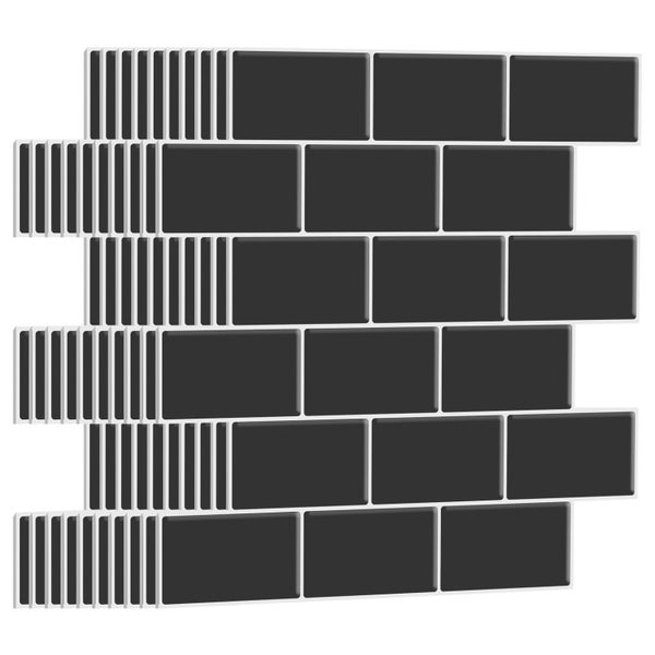 Upgrade Thicker Peel and Stick Wall Tiles Stickers for Kitchen and Bathroom Carousel 1