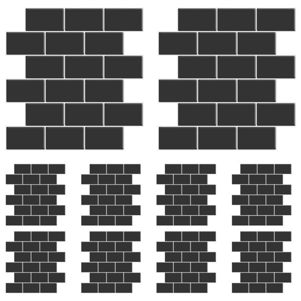 Upgrade Thicker Peel and Stick Wall Tiles Stickers for Kitchen and Bathroom Carousel 10