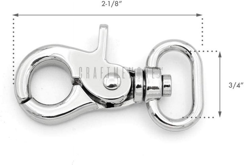 Trigger Snap Hook Metal Swivel Lobster Clasps Purse Bag Clips Quality Finis Carousel 2