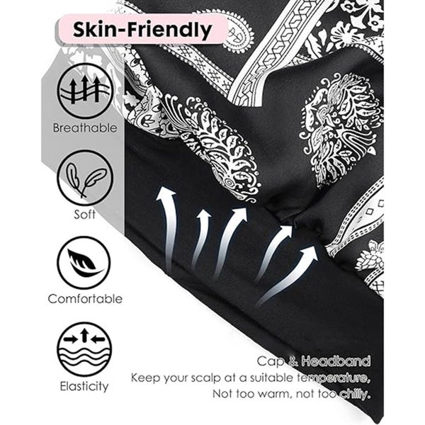 Chemo Headwear for Women Head Scarf Headwraps Silky Soft Turbans for Women Carousel 2