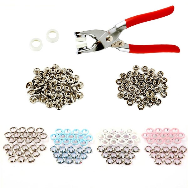 400pcs Sewing Snap Buttons Snap Fasteners Tool Metal Snaps Buttons with Fas Carousel 2