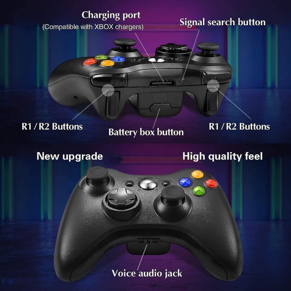 Wireless Controller For Xbox 360, Xbox 360 Joystick Wireless Game Controller For Carousel 2