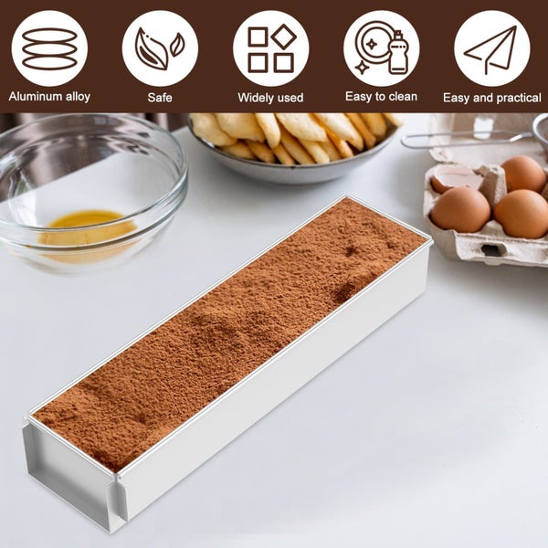 Rectangle Cake Pan Nonstick Tiramisu Pan Cake Baking Tray Aluminum Alloy Ti Carousel 2