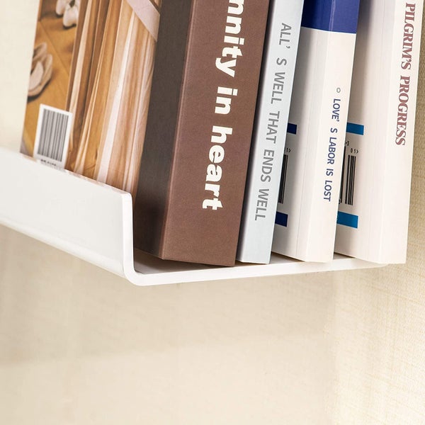 15"Acrylic Floating Wall Ledge Shelf,4 Pack Wall-Mounted Acrylic Shelves,Di Carousel 7