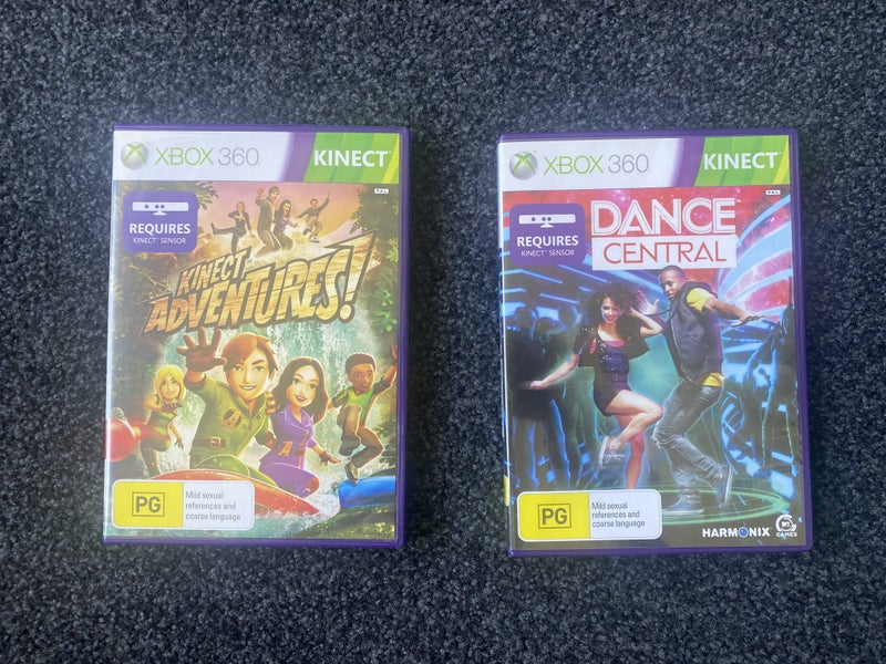 Xbox 360 Kinect with Kinect Games Carousel 2