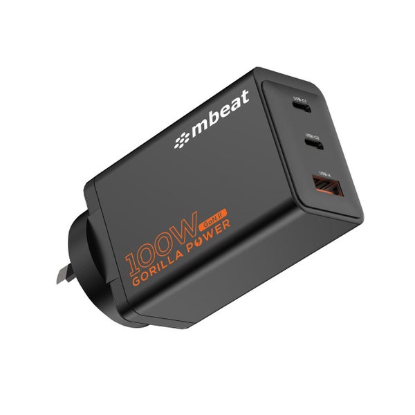 mbeat Gorilla Power PD 100W GaN II USB-C Charger 50% smaller than the standar... Carousel 1