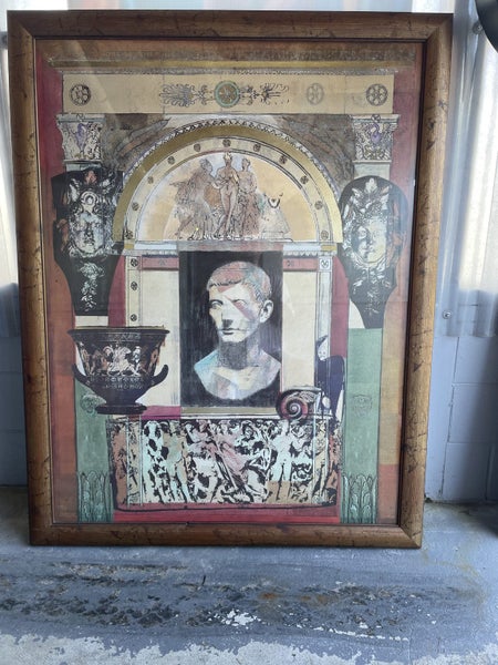 Fantastic Statement Piece. Huge Richard Hall art piece Carousel 1