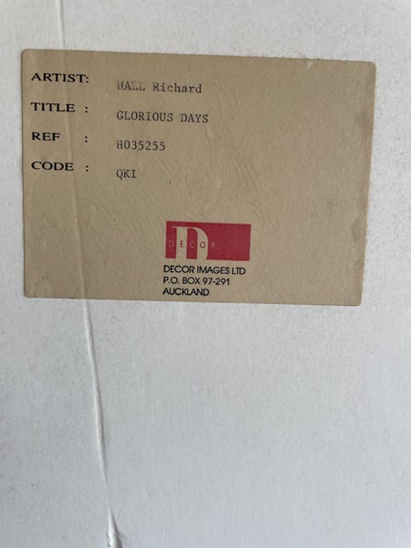 Fantastic Statement Piece. Huge Richard Hall art piece Carousel 2