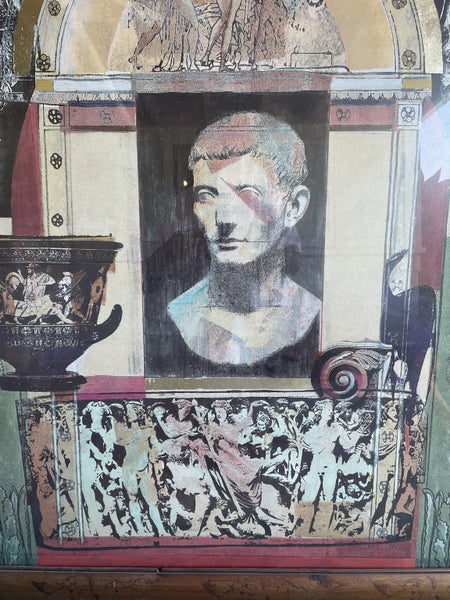 Fantastic Statement Piece. Huge Richard Hall art piece Carousel 5