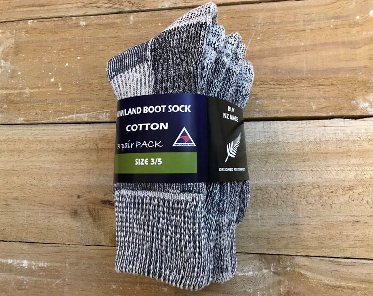 Kiwiland Cotton Boot sock 3 pack size 3 to 5 Carousel 1