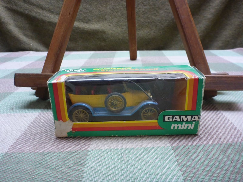 Vintage Boxed Gama Germany 1/45 Scale Diecast Model Toy 1911 Fiat Die Cast Carousel 1