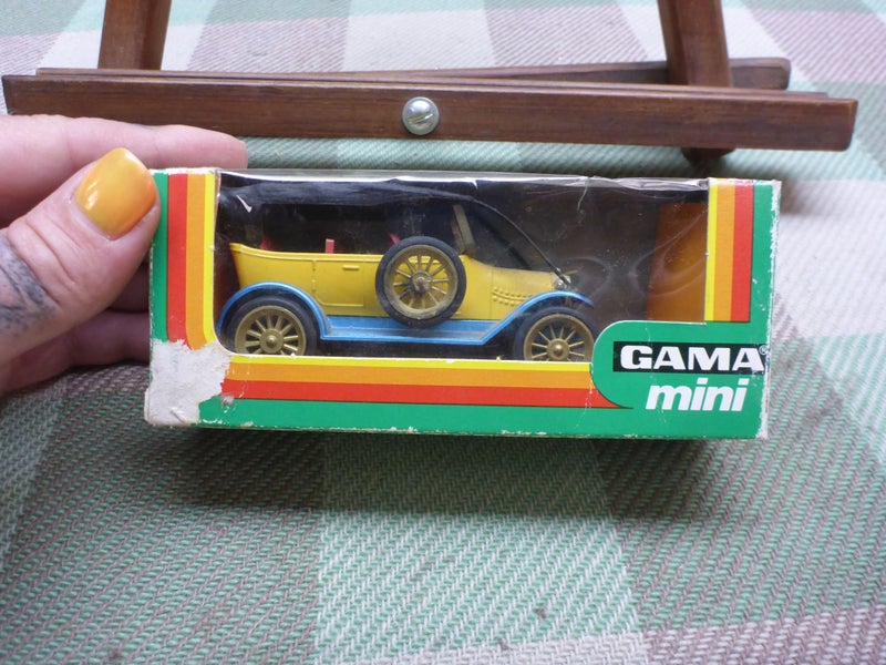 Vintage Boxed Gama Germany 1/45 Scale Diecast Model Toy 1911 Fiat Die Cast Carousel 2