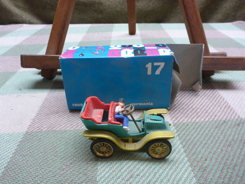 Vintage Boxed Gama Germany Mini-Mod Diecast Toy Car Opel-Darracq 1902/03 Carousel 1