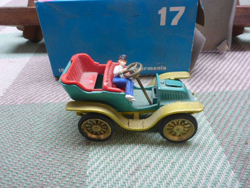 Vintage Boxed Gama Germany Mini-Mod Diecast Toy Car Opel-Darracq 1902/03 Carousel 2