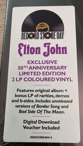 Elton John - Limited edition 50th anniversary 2lp colored vinyl Carousel 3