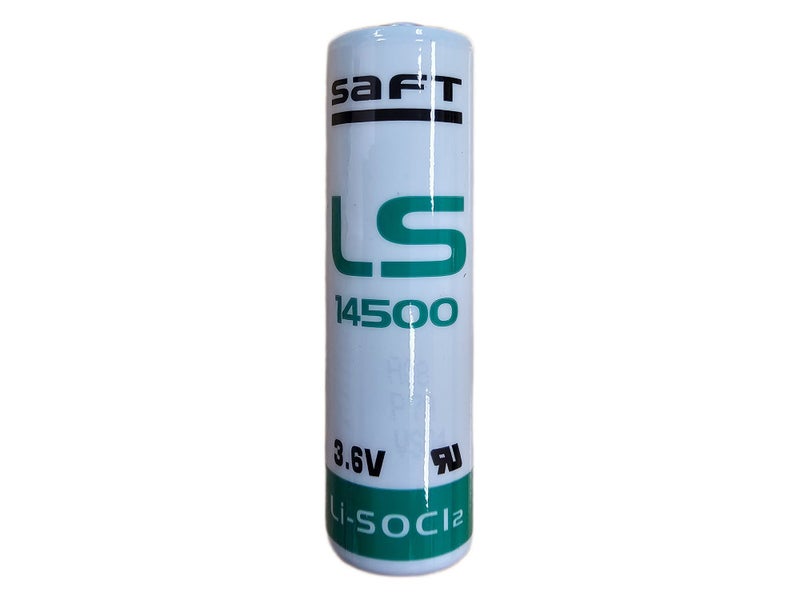 Saft 3.6V AA LS14500 Lithium Thionyl Chloride Battery (Li-SOCl2) Carousel 1