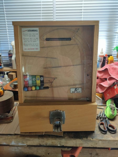 soccer, scram ball, flip ball arcade game as new, very cool Carousel 2