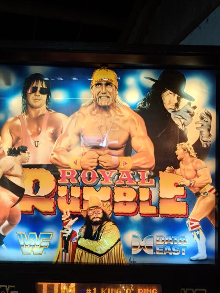 Pinball machine WW F Royal Rumble Carousel 7