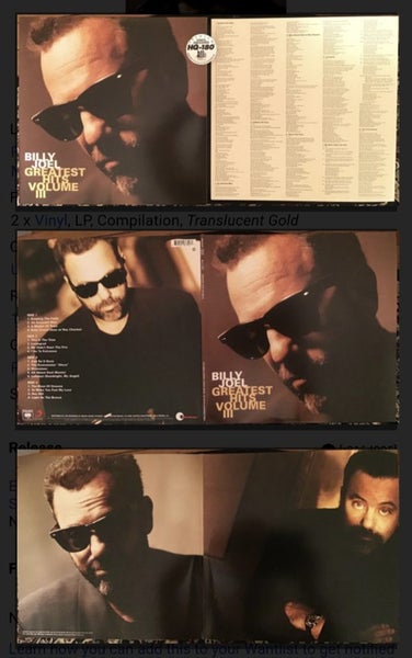 BILLY JOEL - Limited Edition Greatest Hits Volume 3 -Translucent Gold Carousel 2
