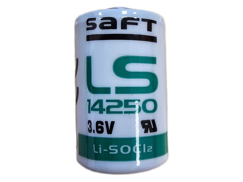 Saft 3.6V 1/2AA LS14250 Lithium Thionyl Chloride Battery (Li-SOCl2) Carousel 1