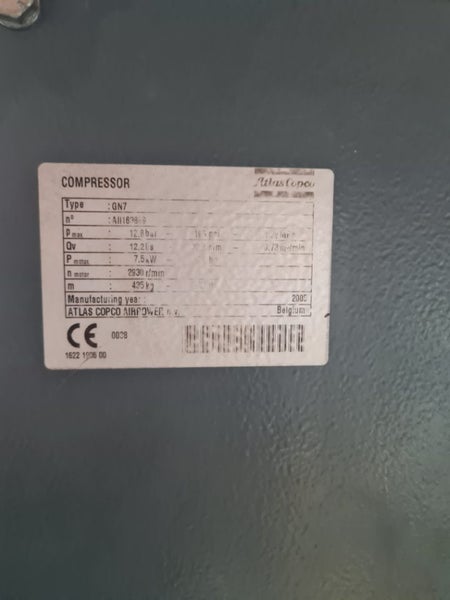 Atlas Copco GN7 Compressor (2005) Carousel 7