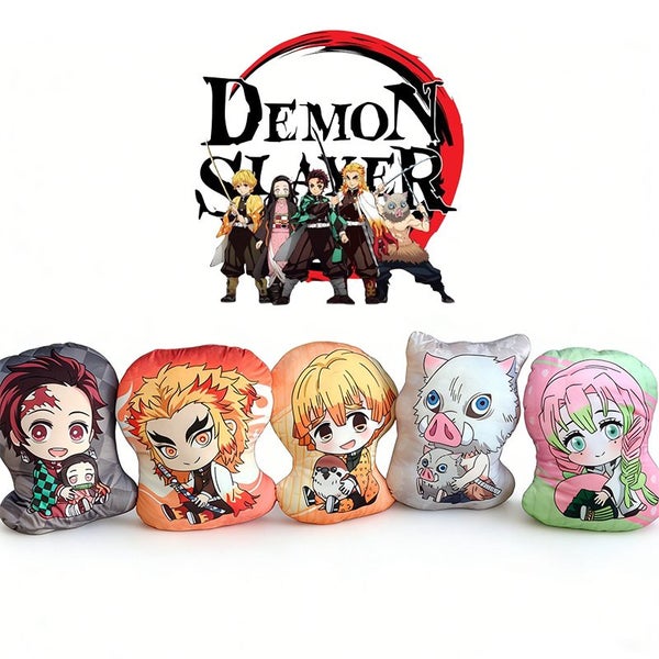 Demon Slayer Tanjiro/Zenitsu Plush Pillow Carousel 1