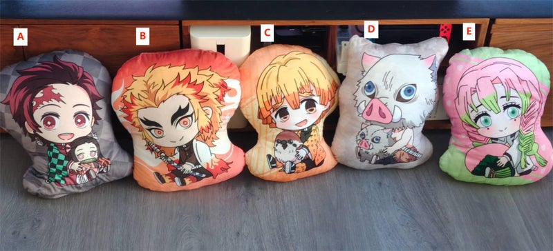 Demon Slayer Tanjiro/Zenitsu Plush Pillow Carousel 2