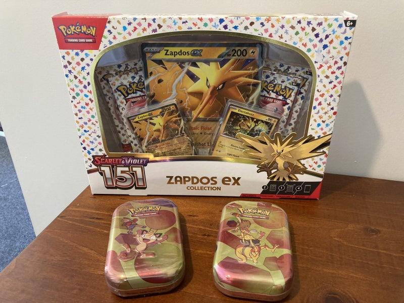 Pokemon TCG 151 Zapdos EX Collection Bundle Carousel 1